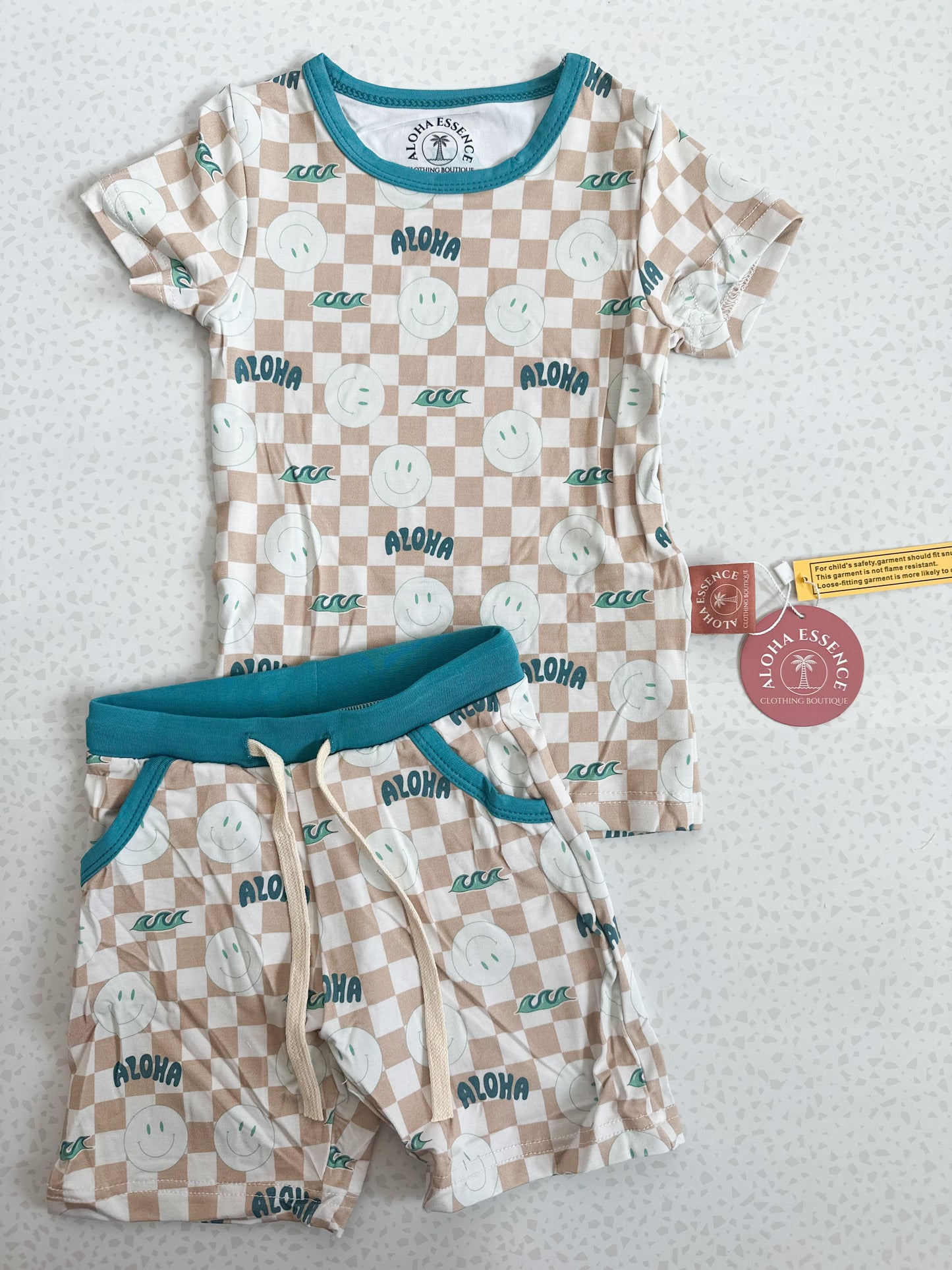 Aloha Smiles Two Piece Short Set